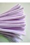 50 Pieces of Lilac Chenille, Feathered Wire Suitable for Flower Making, 30 cm 6 mm - 4