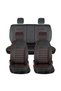Seat Ibiza Leather Auto Seat Cover Front Rear Set Dressing Model Black Red Original Model - 2