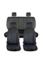 Fiat Linea Via Leather Auto Seat Cover Front Rear Set Dressing Model Black Blue Original Model - 2