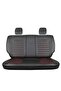 Jaguar Daimler Leather Auto Seat Cover Front Rear Set Dressing Model Black Red Original Model - 3