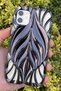iPhone 11 Case Leaf Pattern Glossy Anti-Knock Silicone Cover - 3