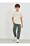 Solid Cargo Pants with Drawstring - 2