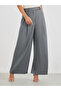 Mid Rise Wide Leg Pleated Pants - 3