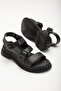 Champagne Thick Soled Belted Women's Daily Sandals - 3