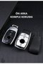 Mercedes-Benz Compatible A, B, C, E, S, g Series, Cla, Cle, Gls, Gla, Glb, Glc, Amg Leather Look Tpu Key Case Cover (Green) - 3