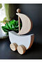 Wooden Toy Ship Natural Handmade Toy - 3