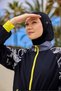 Black Full Covered Hijab Swimsuit with Stopper and Ankle Elastic Design M2512 - 4