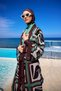 Marina Brown Design Kimono - Abu Dhabi Fashion Show Selection P2510 - 5
