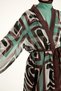 Marina Brown Design Kimono - Abu Dhabi Fashion Show Selection P2510 - 8
