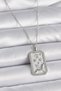 316L Stainless Steel Sagittarius Pendant – Zodiac Sign with Sparkling Zircon Detail