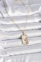 316L Stainless Steel Virgo Pendant – Modern Women's Necklace with Zircon Stone Astrology Theme - 2