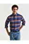 Regular Fit Checked Classic Short Sleeve Oxford Shirt
