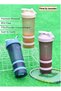 SPORT Protein Shaker Bottle Portable Supplement Mixer Cup with Powder Storage for Running Cycling Fi - 3