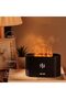 YU WELL Flame Humidifier Night Light USB Humidifier Essential Oil Diffuser (2 Brightness, Black) - 8