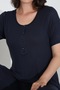 Bamboo Short Sleeve Maternity Maternity Pajamas Set 30241Y-30245Y - 5