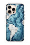 غطاء حماية لجهاز Apple iPhone 16 Pro Max بتصميم خريطة فنية