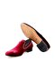 Bordo Color Laceless Genuine Leather Velvet Men's Shoes - 3