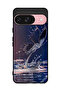 غطاء حماية لجهاز Google Pixel 9 بتصميم قطرات الماء والفراشة