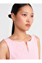 31764 Zipper Detailed Top-Powder Pink - 3
