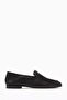 Square Toe Leather Loafer Shoes