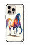 غطاء حماية لجهاز Apple iPhone 16 Pro Max بتصميم رسمة حصان