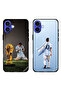 حافظتان لهاتف Apple iPhone 16 Plus، أغطية حماية ليو ميسي وكأس الفيفا