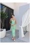 Tie Dye Pattern Draped Dress
