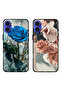 حافظتان لهاتف Apple iPhone 16، أغطية حماية وردية مسائية وزهور خوخية جميلة