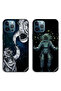 حافظتان لهاتف Apple iPhone 12 Pro Max، أغطية واقية، رواد فضاء وفراشة