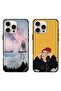حافظتان واقيتان لهاتف Apple iPhone 16 Pro Max، تصميم فتاة وحيدة حزينة