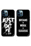 حافظتان لهاتف Apple iPhone 12 Pro Max - أغطية حماية Dreams Plus Work and Just Do It