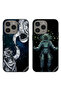 حافظتان لهاتف Apple iPhone 15 Pro Max، أغطية واقية، رواد فضاء وفراشة