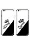 حافظتان واقيتان لهاتف Apple iPhone 6/6s، أغطية خلفية بتصميم ملك وملكة