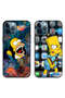 حافظتان لهاتف Apple iPhone 12 Pro Max، أغطية حماية سيمبسون وكارتون الغاضب