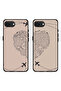 حافظتان لهاتف Apple iPhone 16e، أغطية حماية، أغطية خلفية للزوجين بتصميم سفر حول العالم