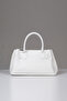 Women's Kosta Leather Shopper Bag 1507 White - 5