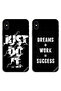 حافظتان واقيتان لهاتف Apple iPhone XS Max من Dreams Plus Work and Just Do It