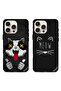 حافظتان واقيتان لهاتف Apple iPhone 16 Pro Max بتصميم Marshmallow Cat وMeo