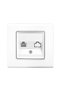 PRIZA CALCULATOR SIMPLA (CAT 5e) LINNERA ALB