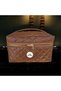 Quilted Travel Makeup Bag - Trend Cosmetic Accessory Leather - 2
