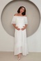 Photoshoot, Long, Maternity, Formal Chiffon Dress - 5