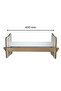Desktop Bookshelf / Portable Bookshelf / Office Bookshelf / 45 cm X 14.5 cm X 21 cm - 6