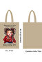 Dtf Printed Raw Cloth Bag 30X42 cm with Handle - 46 Wire Thick Fabric - 2