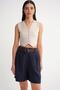 6827 Women's V-Neck Buttoned Summer Knitwear Vest Stone - 3