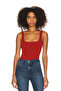 Women's Double Layer Fabric Thin Strap Jersey Bodysuit