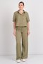 Women's Jdypower Waist Tied Striped Wide Leg Trousers 15347074 Green