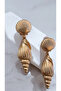 Sea shell model earrings