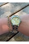 Rosegold and Silver Bicolor Function Steel Color Non-Change Women's Watch - 2