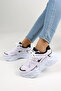 White Women's Casual Sneaker Shoes Stylish High Sole - with Color Options - 2