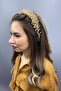 Honey Color Asian Crystal Bridal Hair Accessory - 3